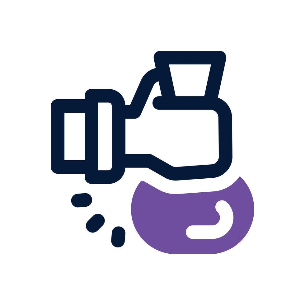 loan dual tone icon. Sleek and modern icon for websites, mobile apps, marketing materials, and corporate design. Fully scalable and ready to use. vector