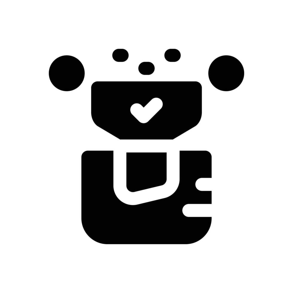 funnel glyph icon. Strong and solid icon for websites, mobile interfaces, presentations, and visual branding. High quality and easy to edit. vector