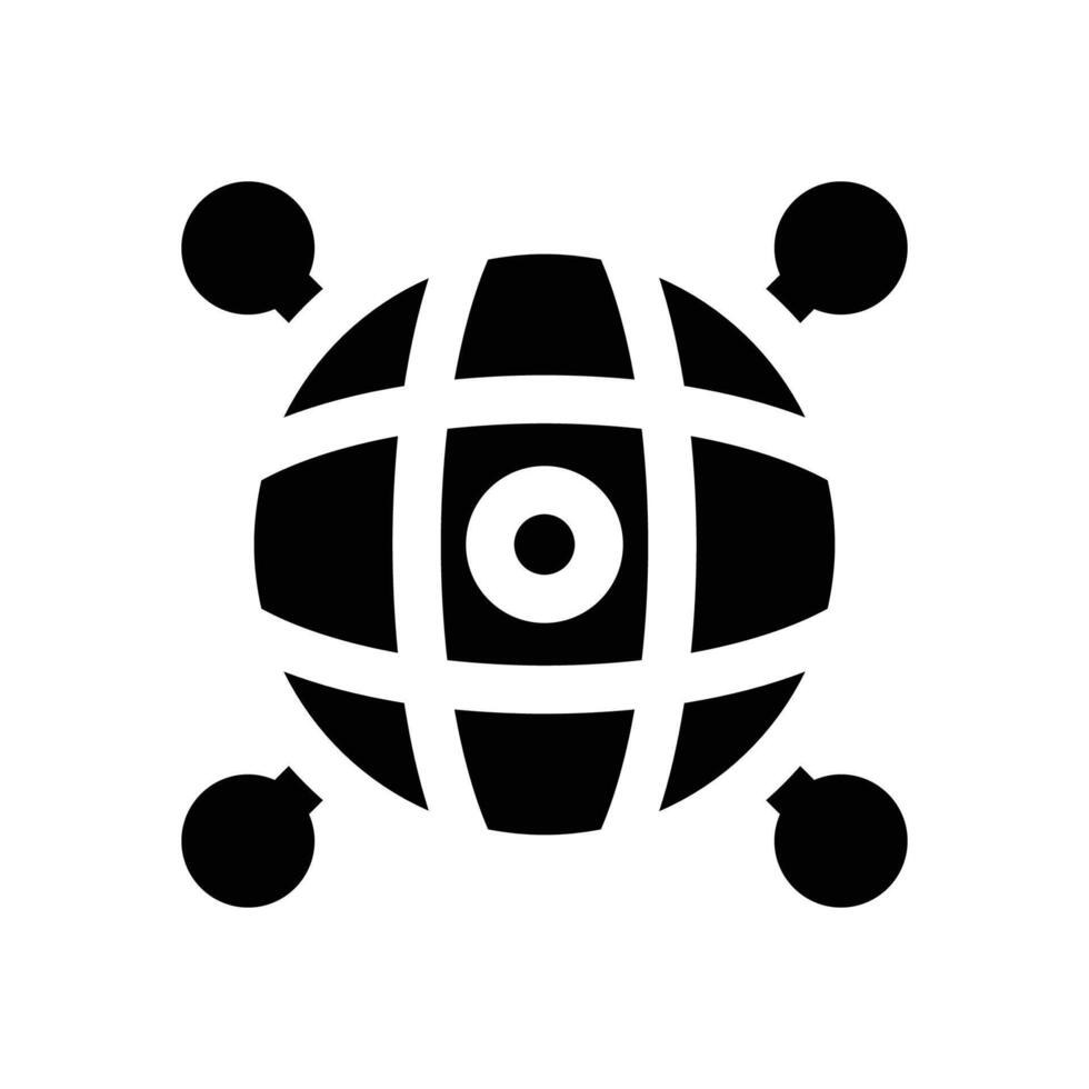 gyroscope glyph icon. Strong and solid icon for websites, mobile interfaces, presentations, and visual branding. High quality and easy to edit. vector