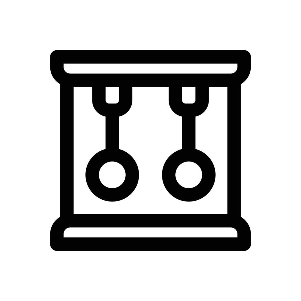 pendulum line icon. Clean and minimalist icon for websites, mobile apps, presentations, and logos. Fully scalable and customizable for any project. vector
