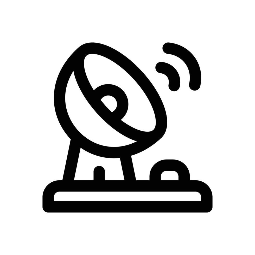 radar line icon. Clean and minimalist icon for websites, mobile apps, presentations, and logos. Fully scalable and customizable for any project. vector