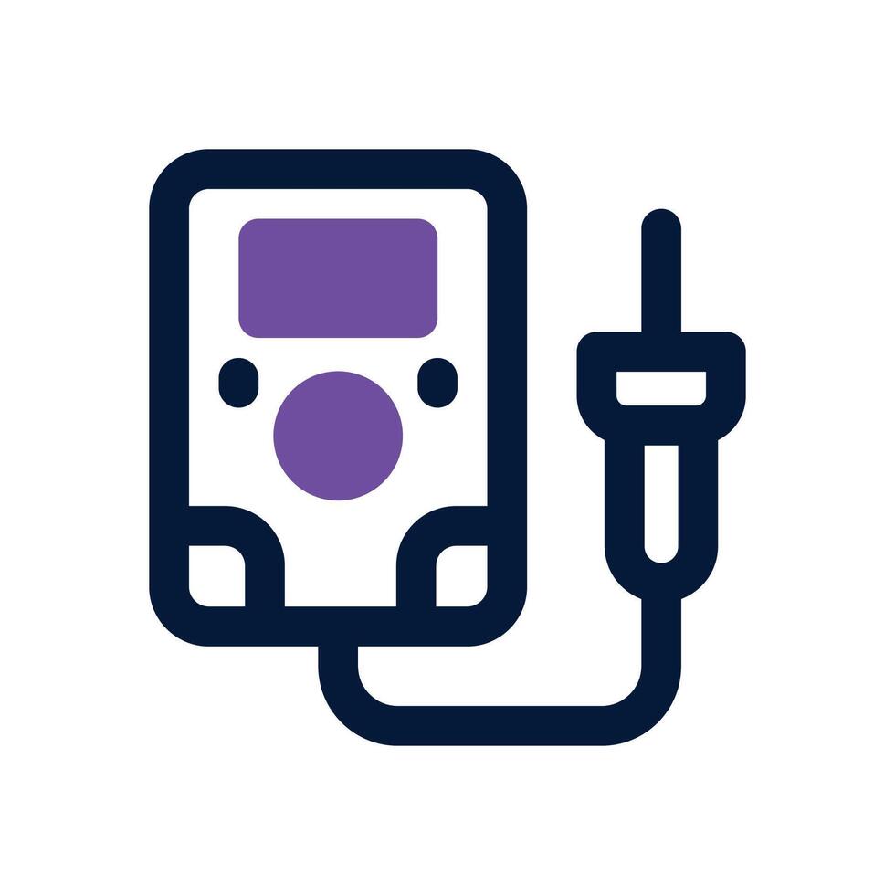 multimeter dual tone icon. Sleek and modern icon for websites, mobile apps, marketing materials, and corporate design. Fully scalable and ready to use. vector
