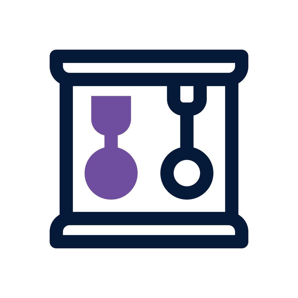 pendulum dual tone icon. Sleek and modern icon for websites, mobile apps, marketing materials, and corporate design. Fully scalable and ready to use. vector