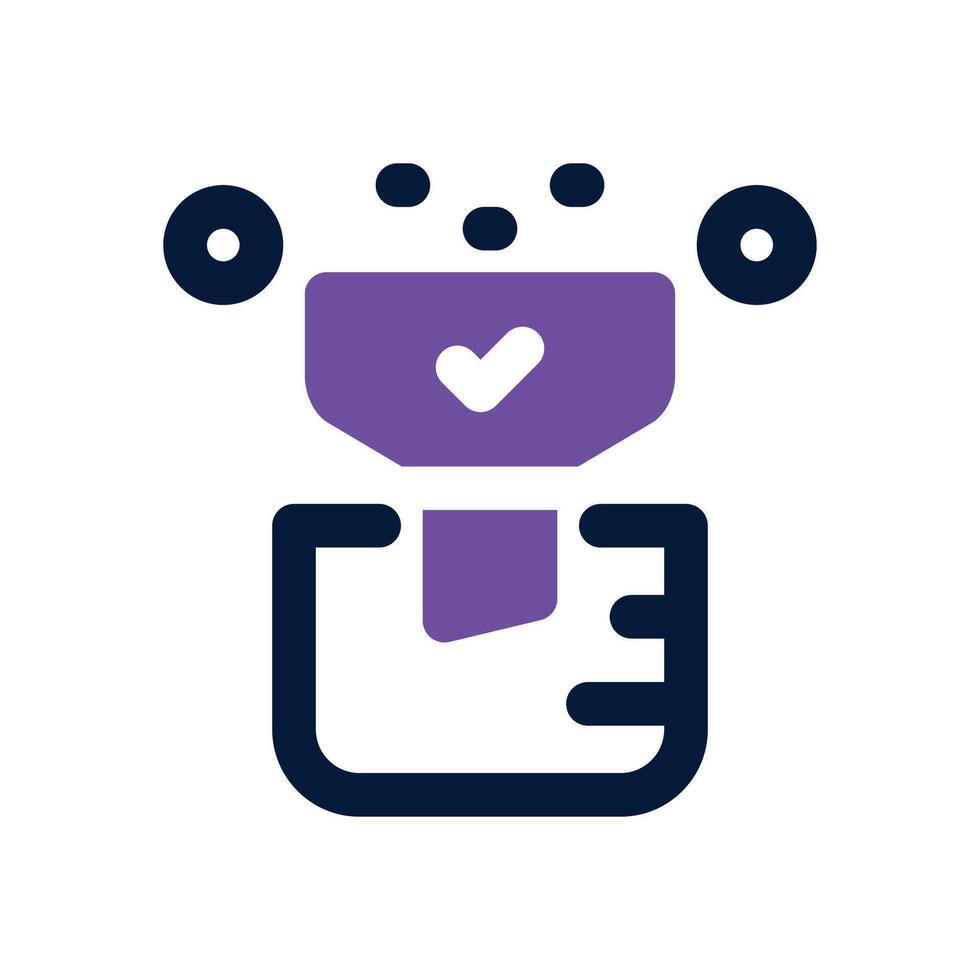 funnel dual tone icon. Sleek and modern icon for websites, mobile apps, marketing materials, and corporate design. Fully scalable and ready to use. vector
