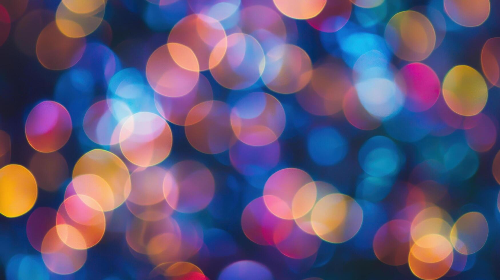 Colorful bokeh lights abstract background digital art vivid environment soft focus creative concept photo