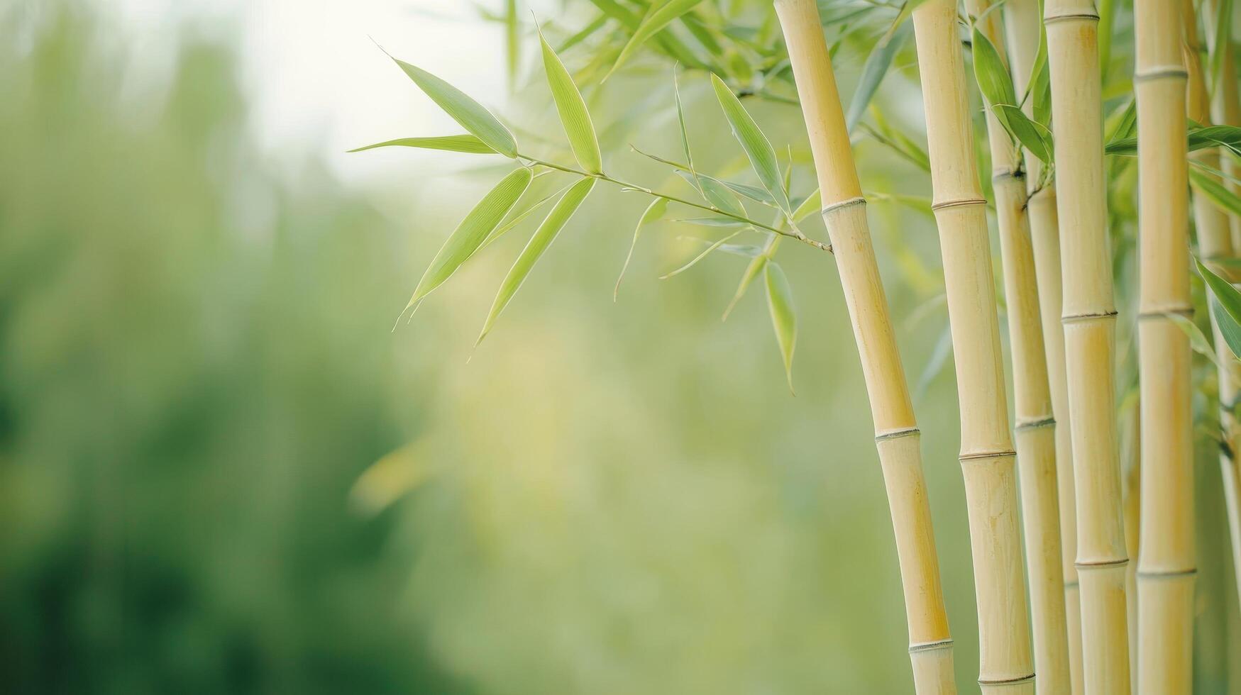 Bamboo growth in lush environment nature photography tranquil forest close-up view eco-friendly concept photo