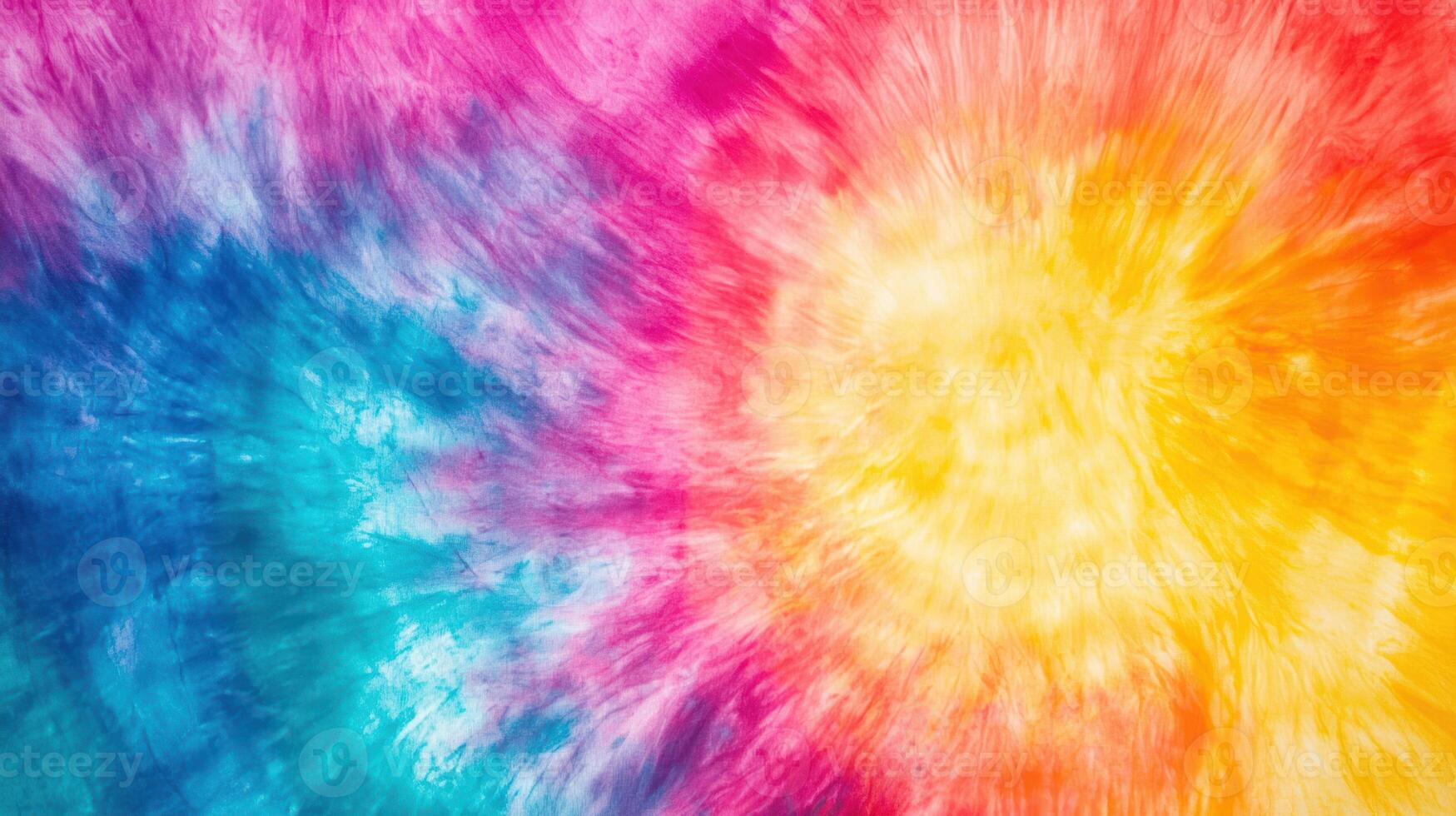 A Vibrant rainbow tie dye background with proud expression and blank space photo