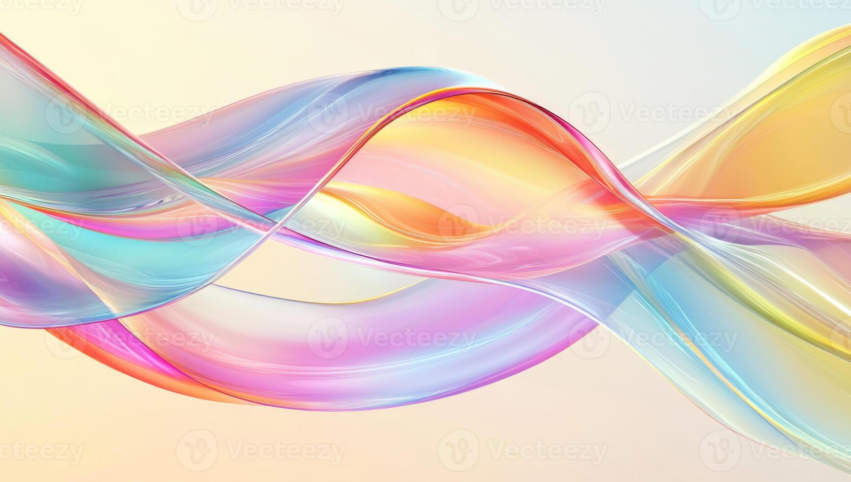 Abstract colorful wave background photo