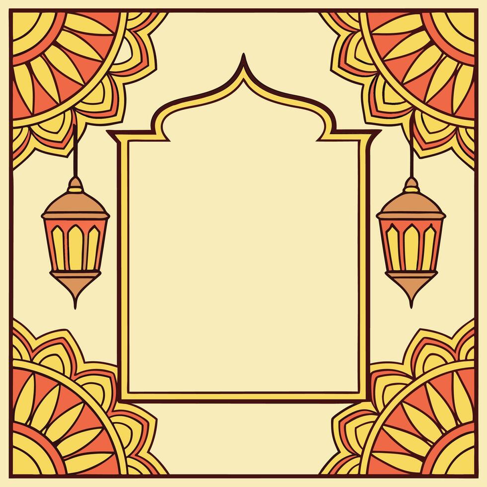 Ornate Islamic-Inspired Design vector
