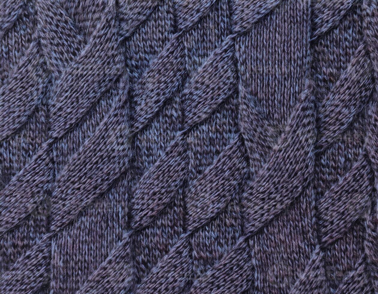 Warm Woolen Textile with Intricate Knitted Details and Natural Fibers photo