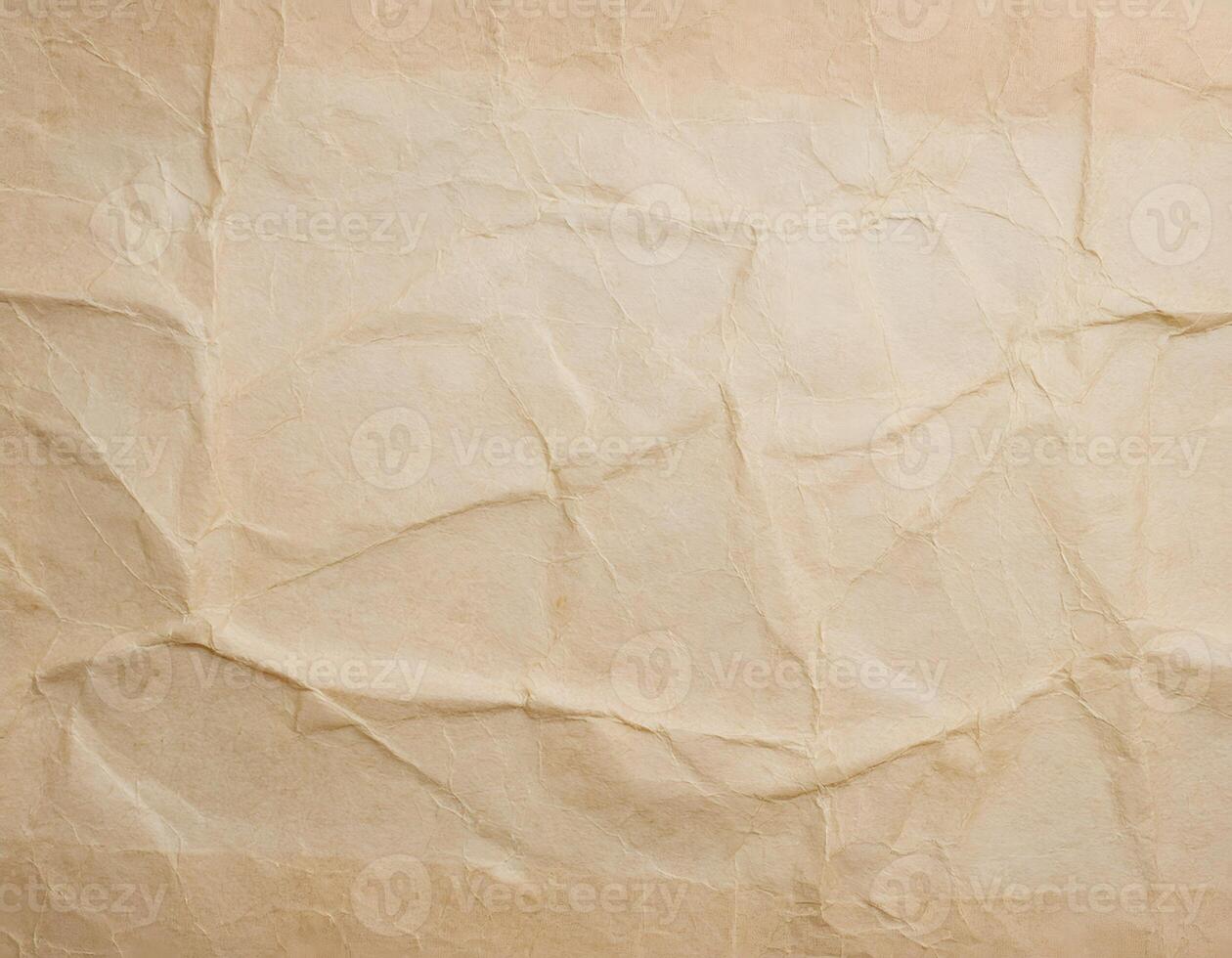 Aged Vintage Paper Texture with Soft Creases and Faded Borders photo