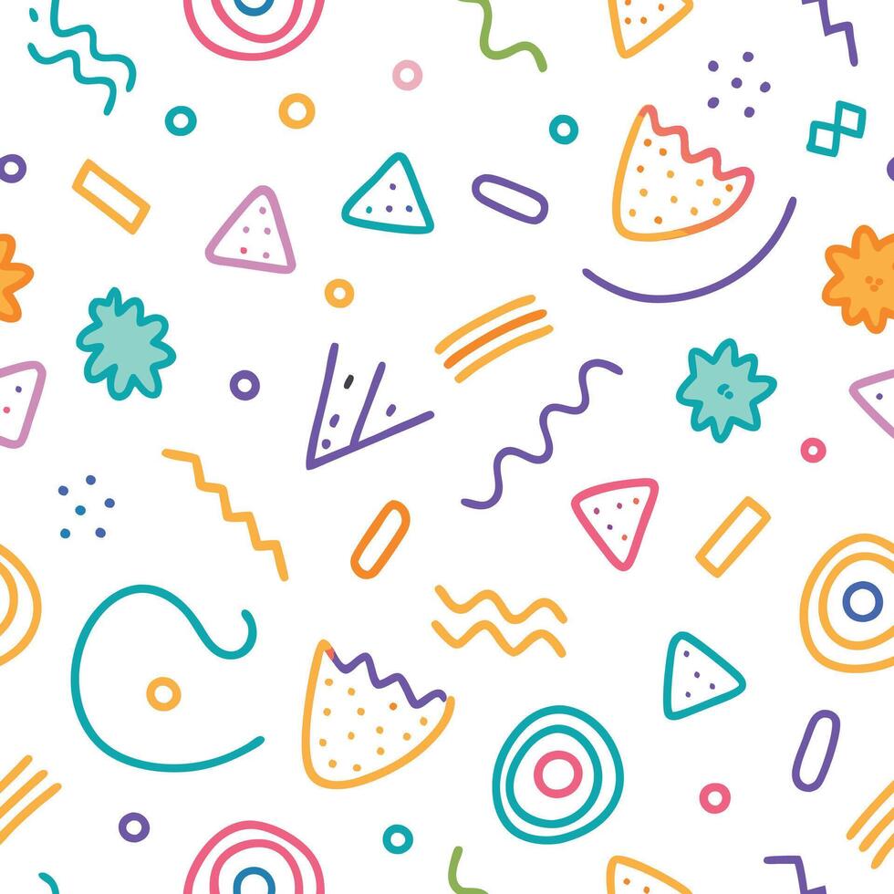 Colorful Abstract Geometric Pattern vector