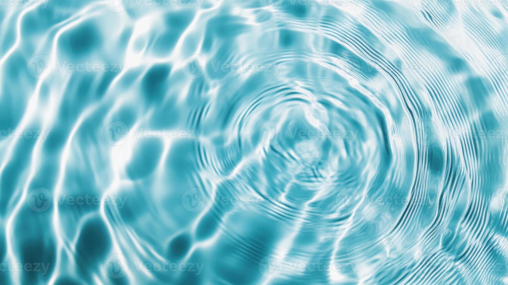 Abstract Blue Water Ripples with Concentric Circles photo