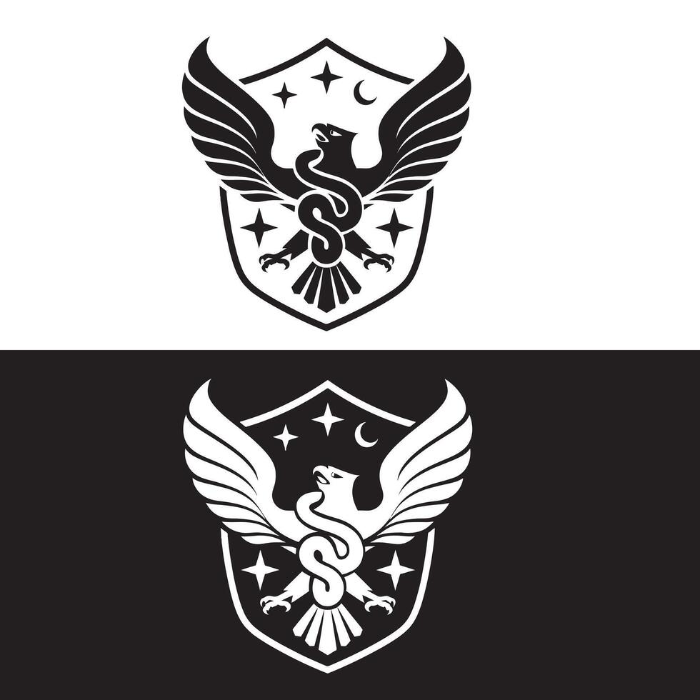 Eagle logo symbol for design vector