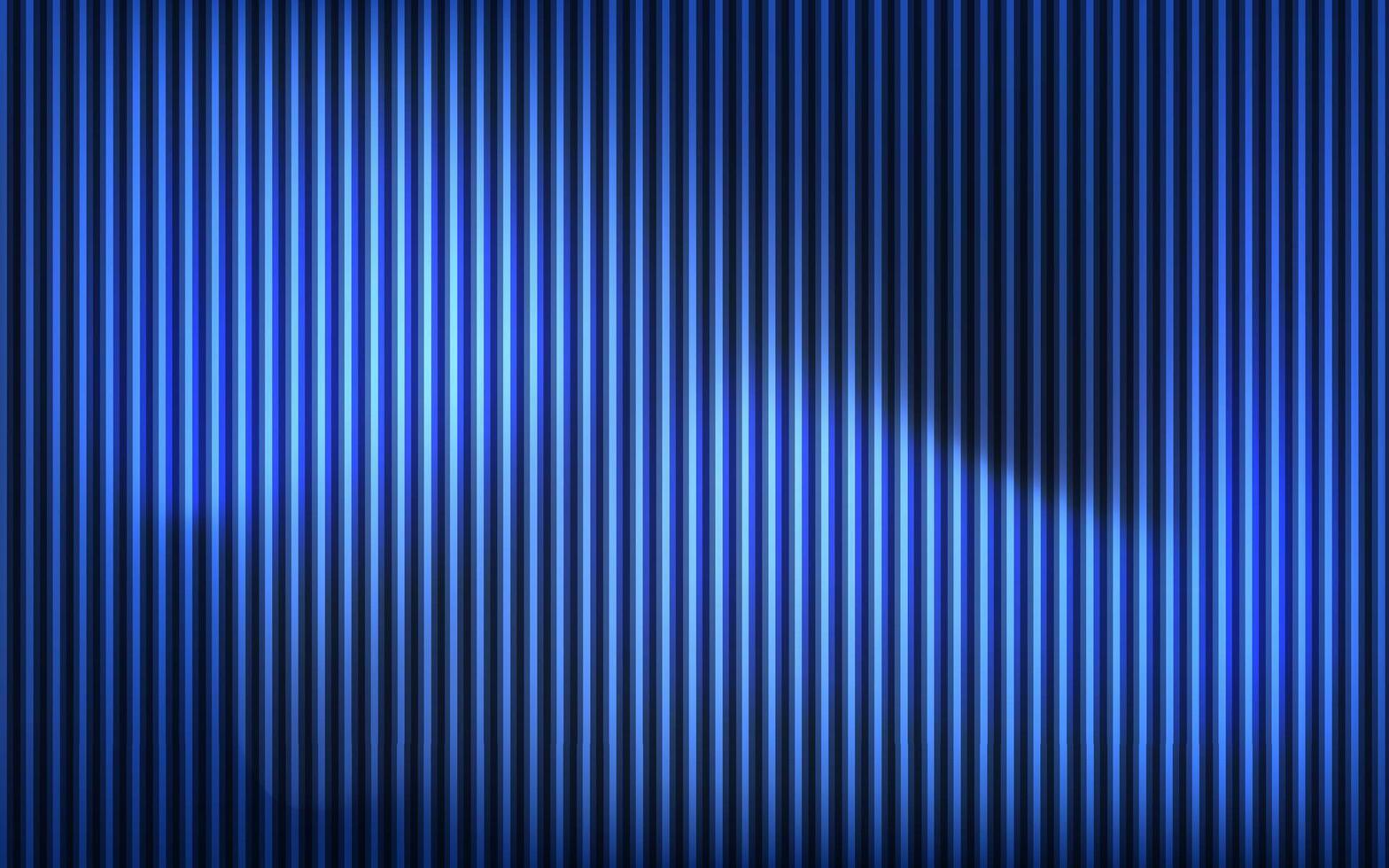 Electric blue stripes abstract pattern neon background texture light vector