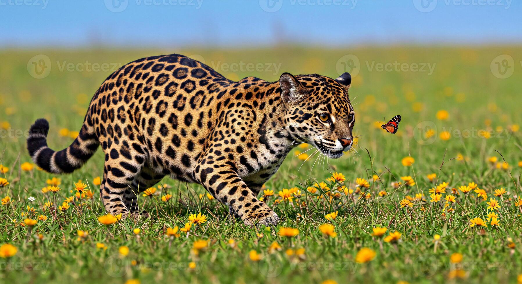 Jaguar in the amazon, brazil photo
