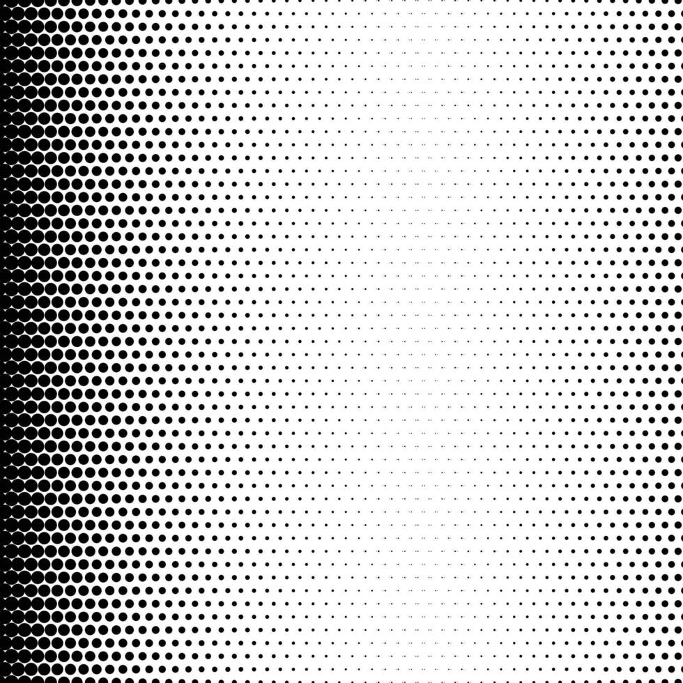 black halftone dots pattern background vector