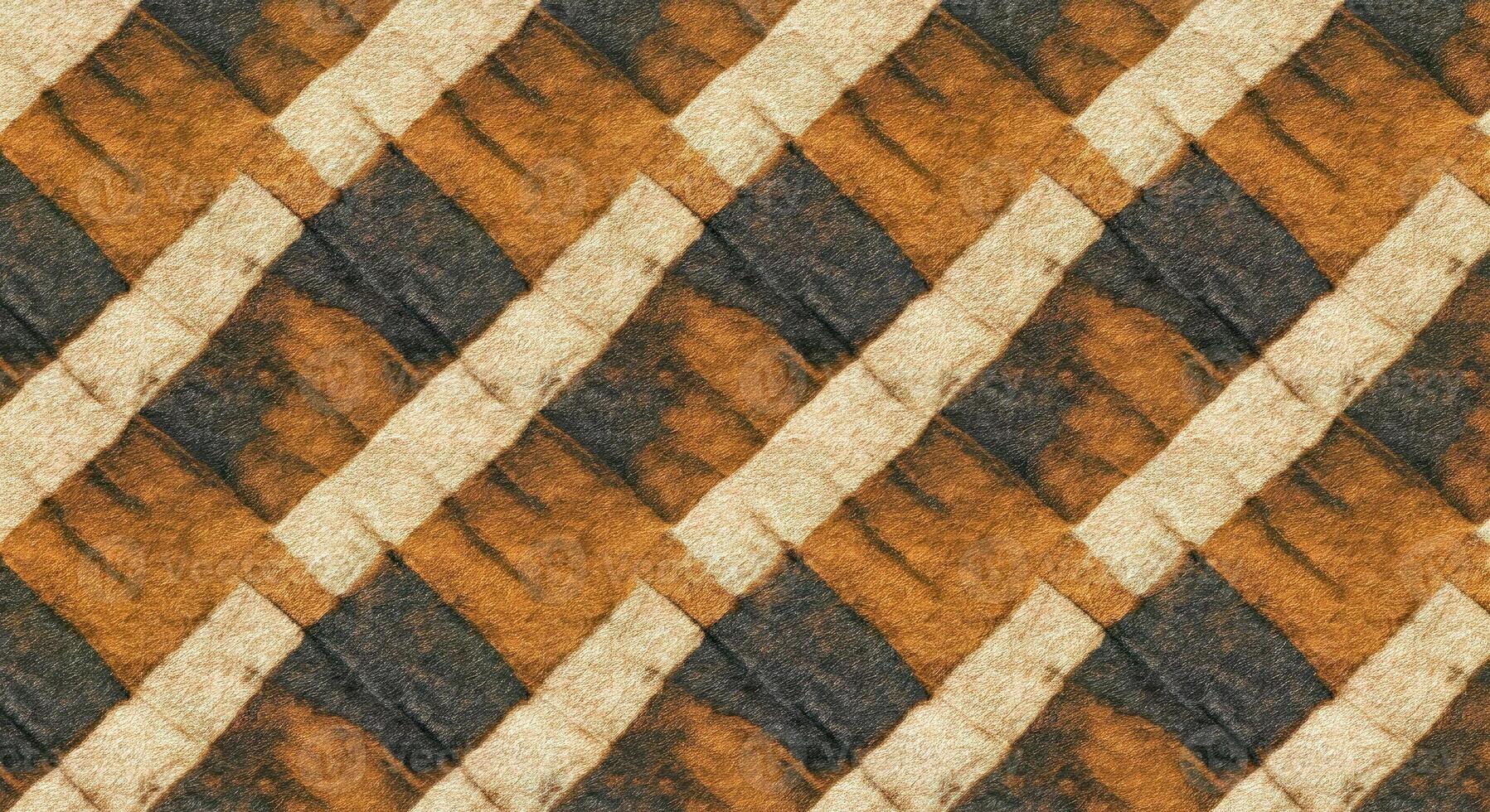 A brown and black pattern with diagonal lines photo