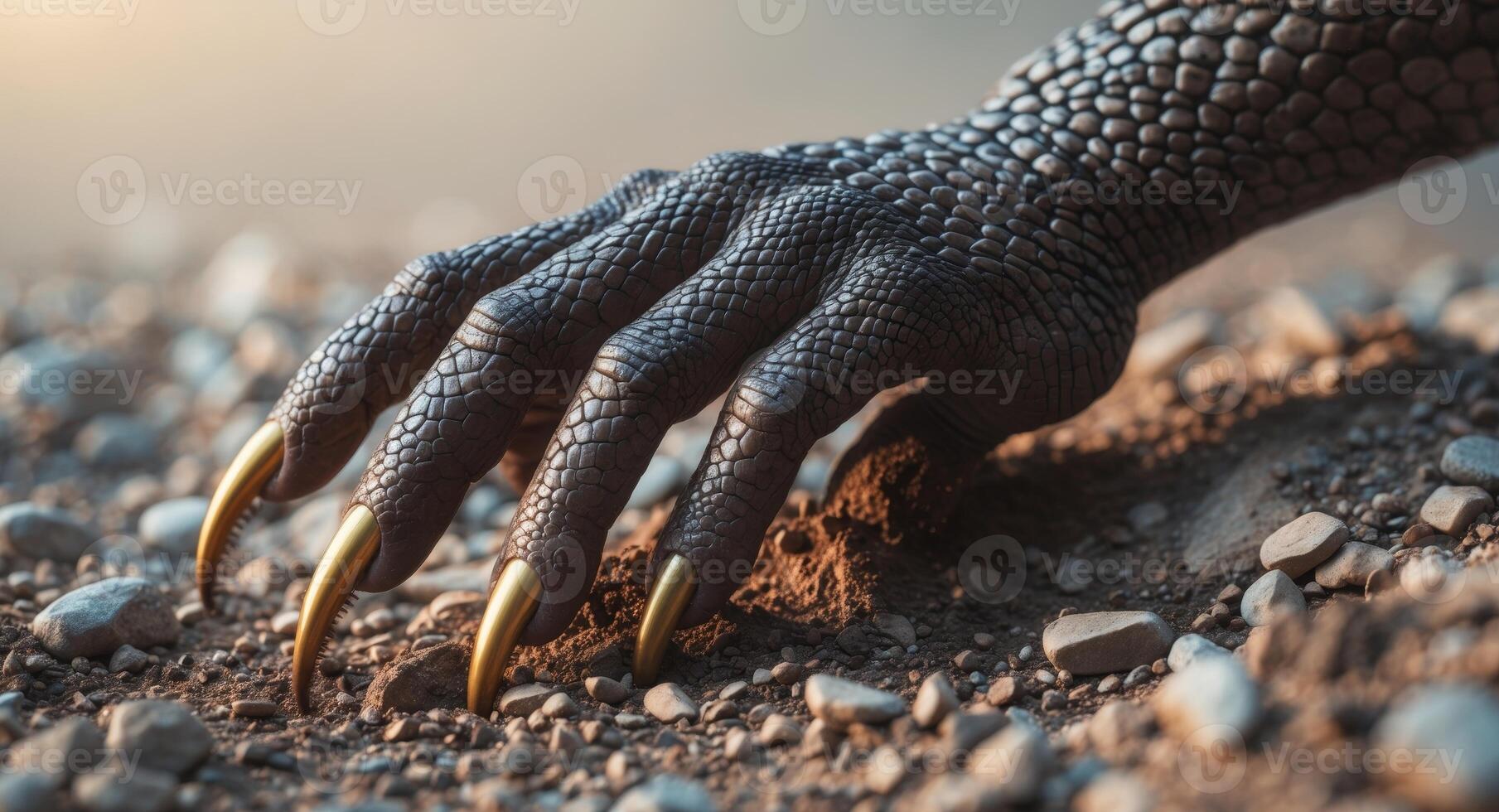 A hand with claws on it's hand photo
