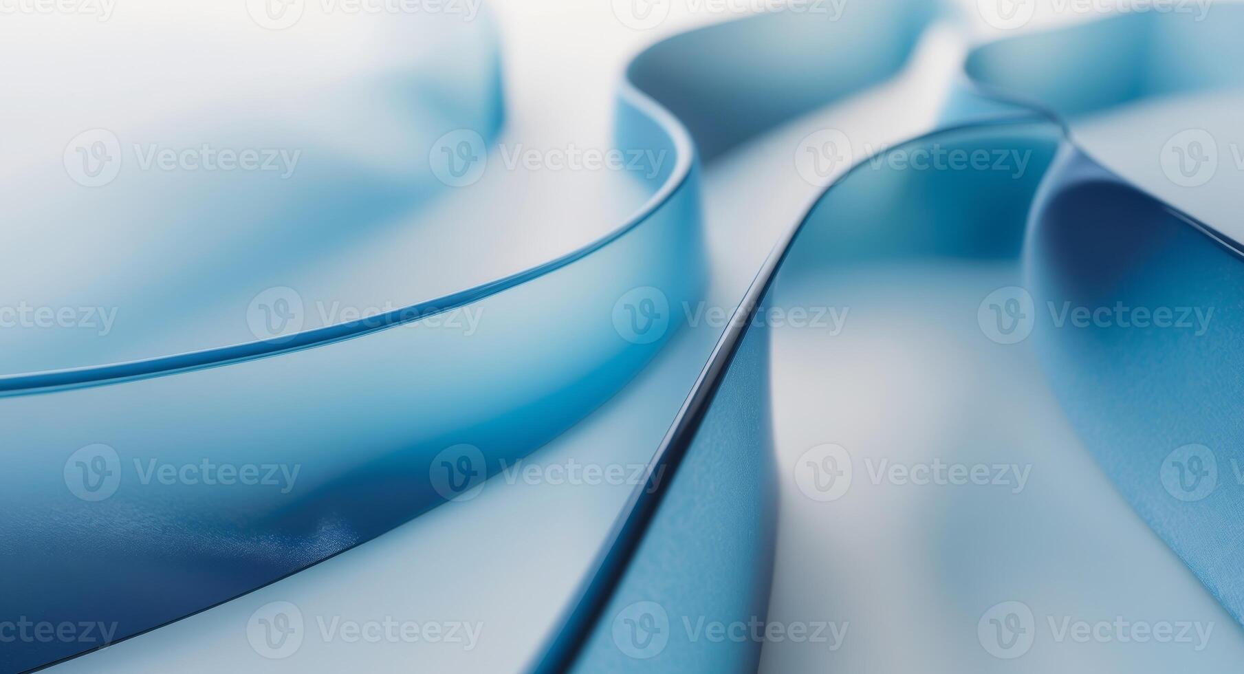A close up of a blue curved surface photo