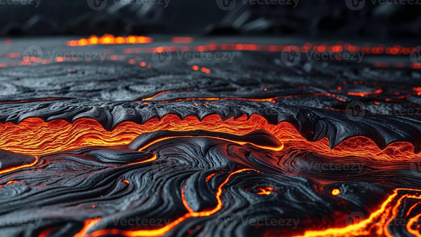 Lava Texture Molten View with Texture with Fiery with Lava photo
