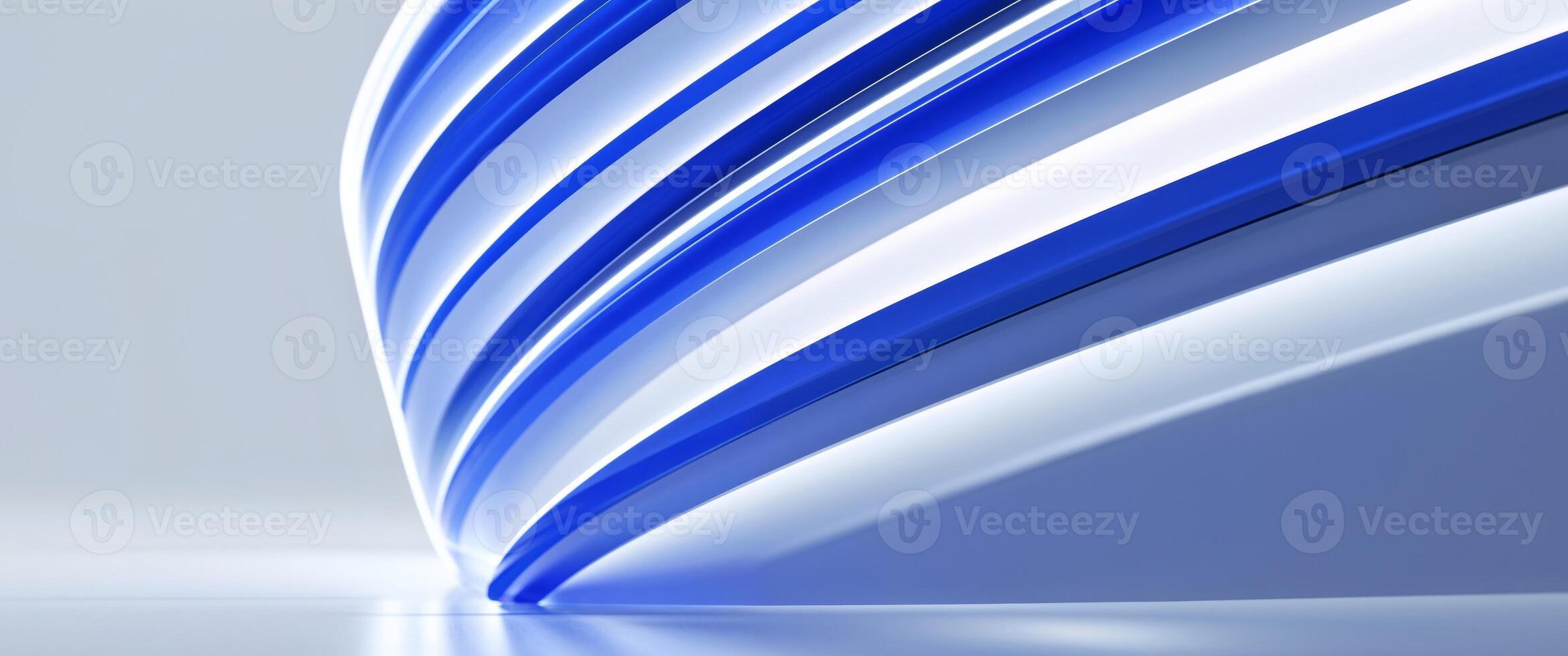 Glowing Blue Stripes Create a Modern Abstract Background. photo