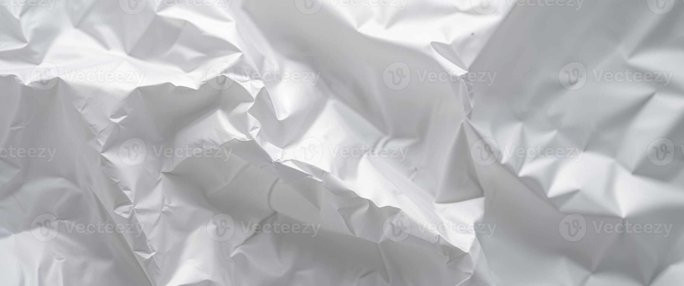 Crumpled paper texture for creative backgrounds and textures. photo