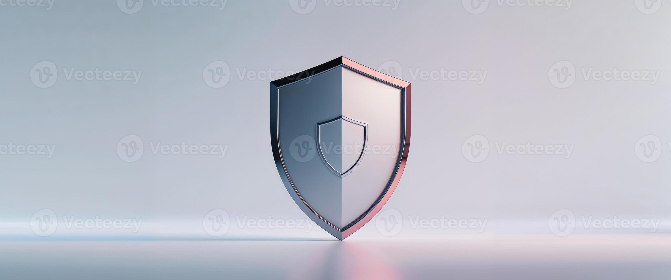 Digital security shield symbolizes protection in a connected world of technology and data photo