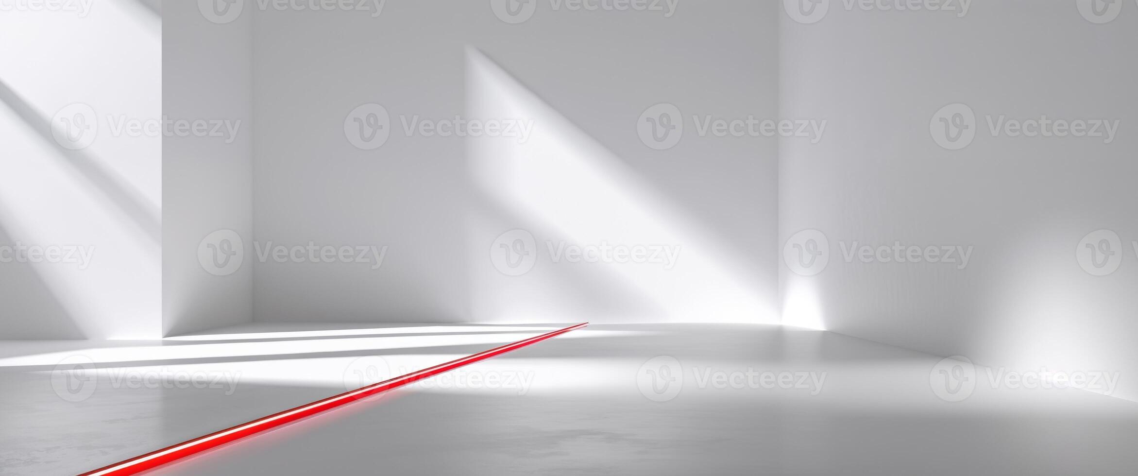 Red line is shown in the middle of the image photo