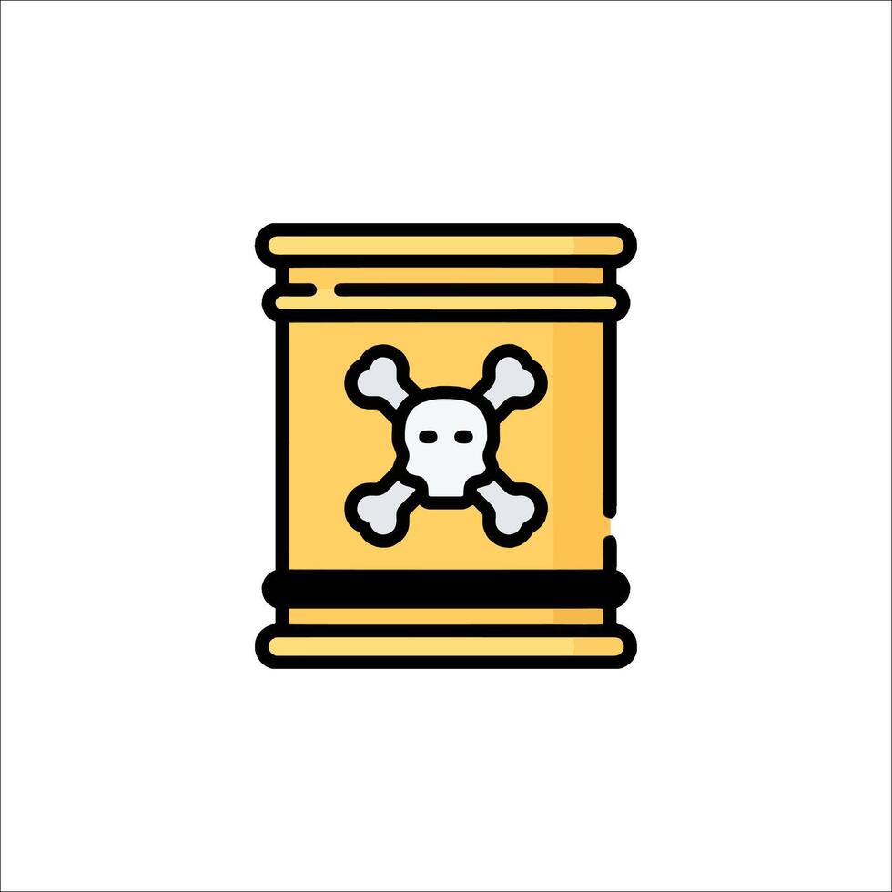 A skull and crossbones icon on a white background vector