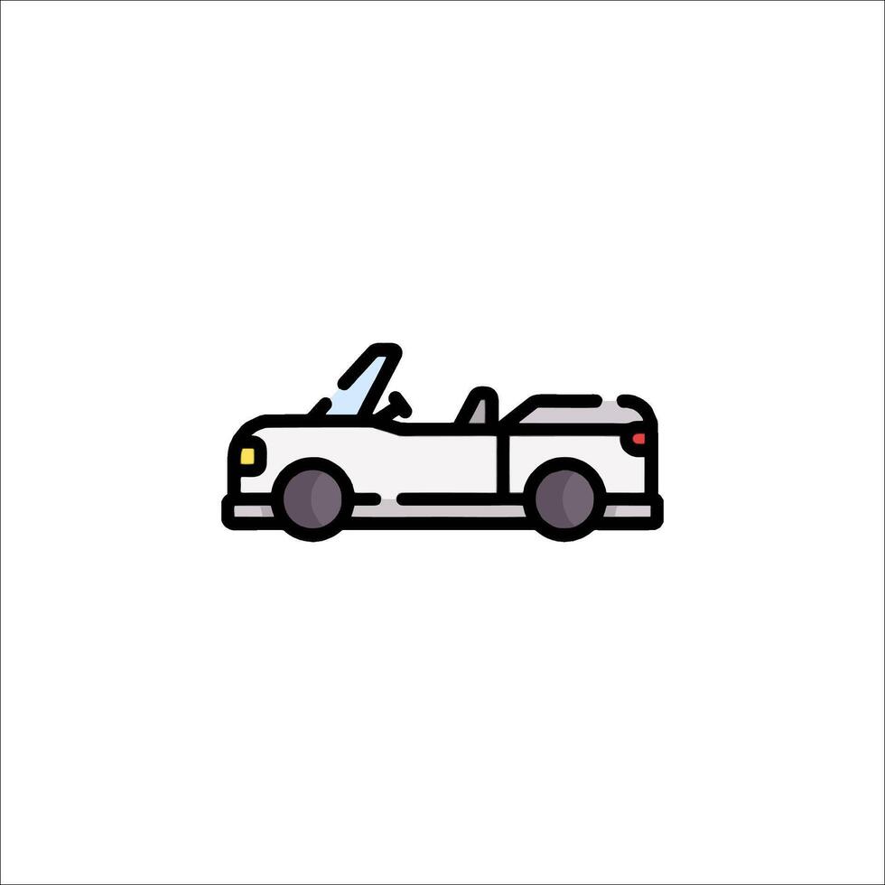 A car icon on a white background vector