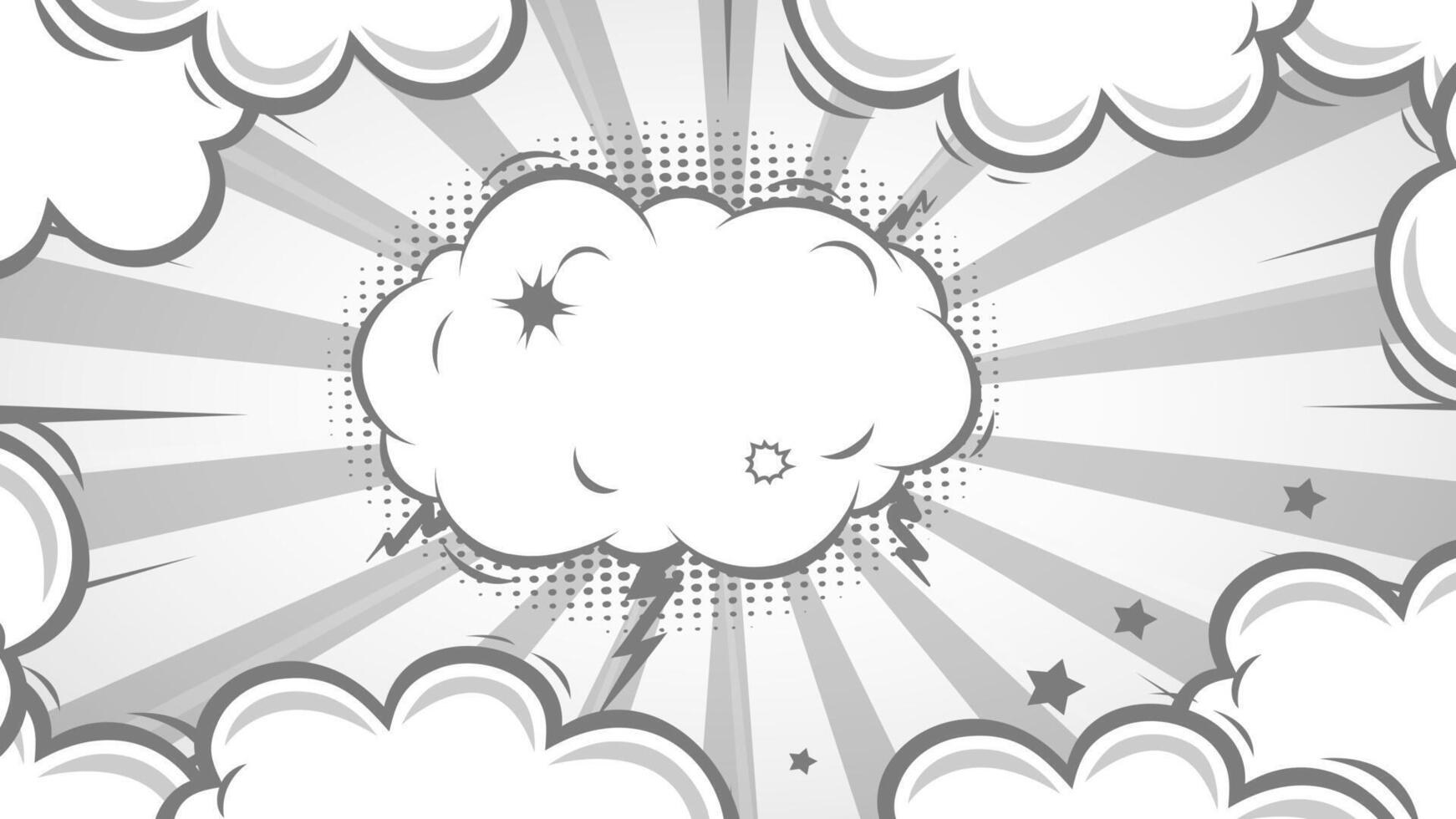 cartoon ornaments design with copy space vector