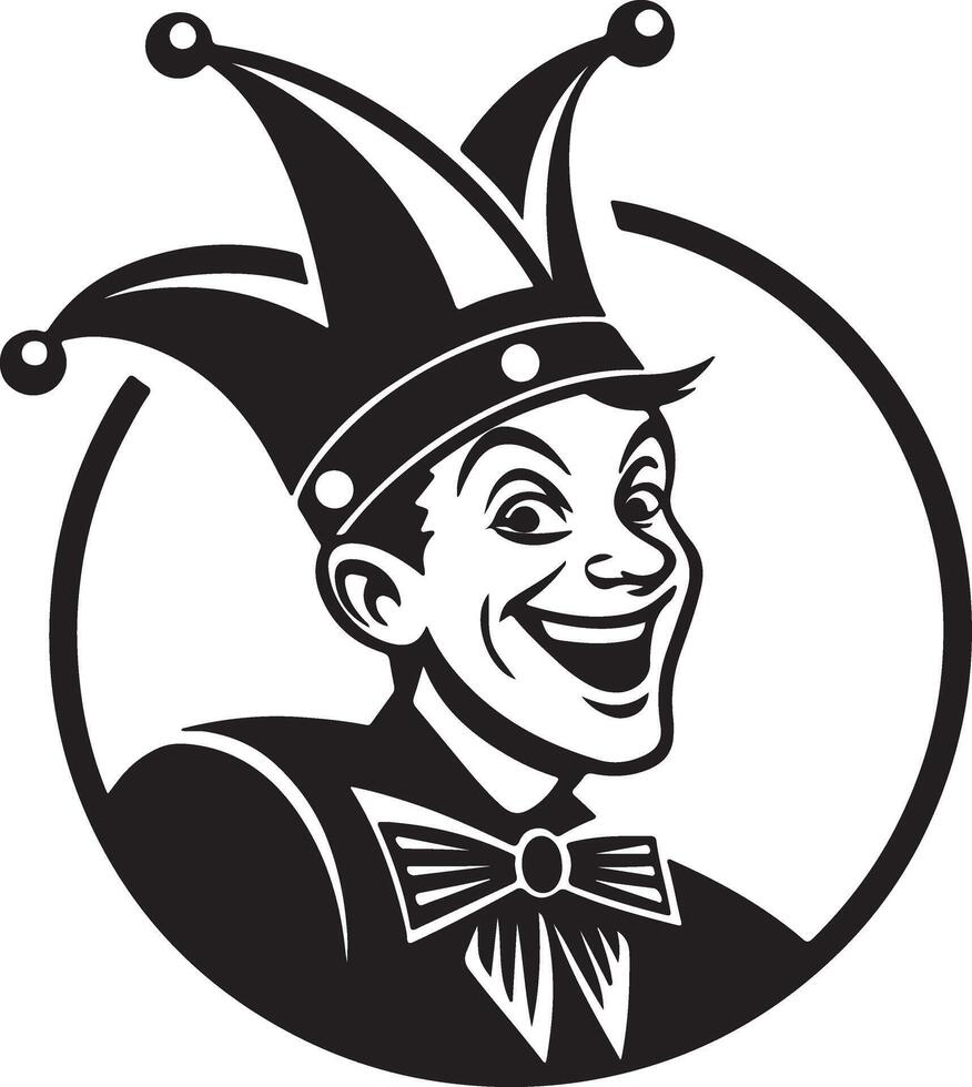 Logo and icon and illustration design of April Fool's Day. vector