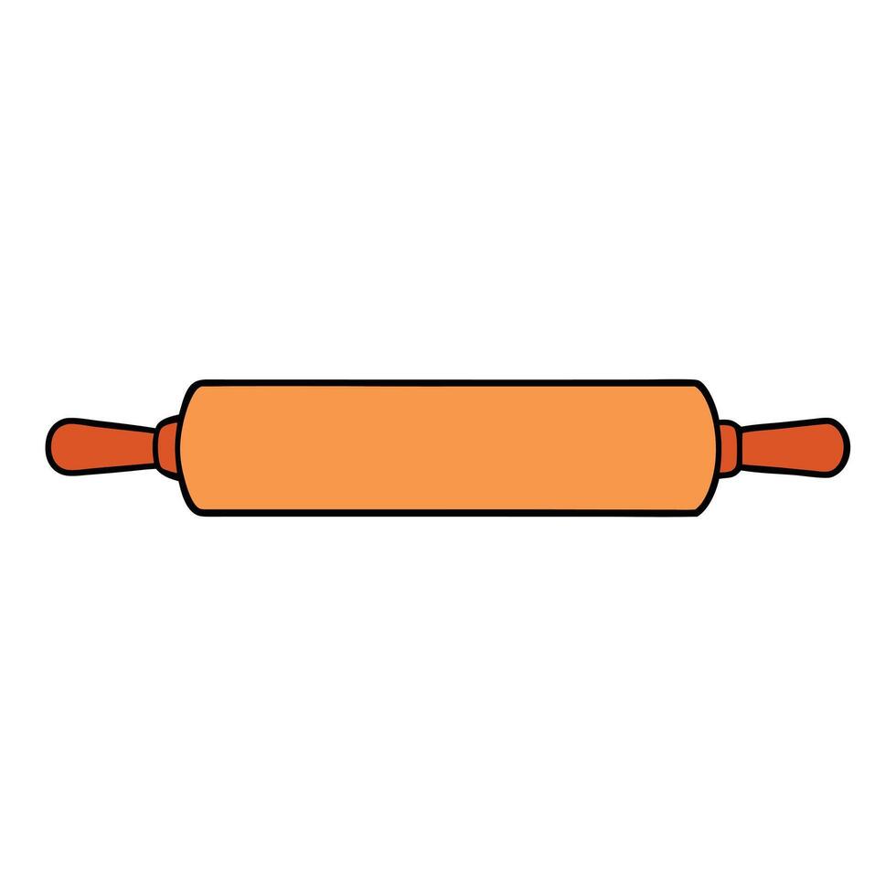 Culinary Rolling Pin Graphic vector