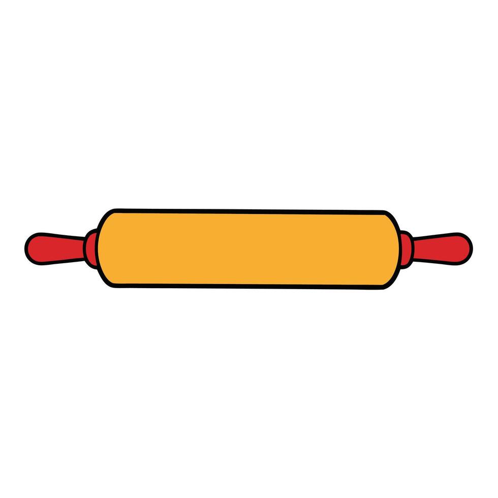Baker's Rolling Pin Design vector
