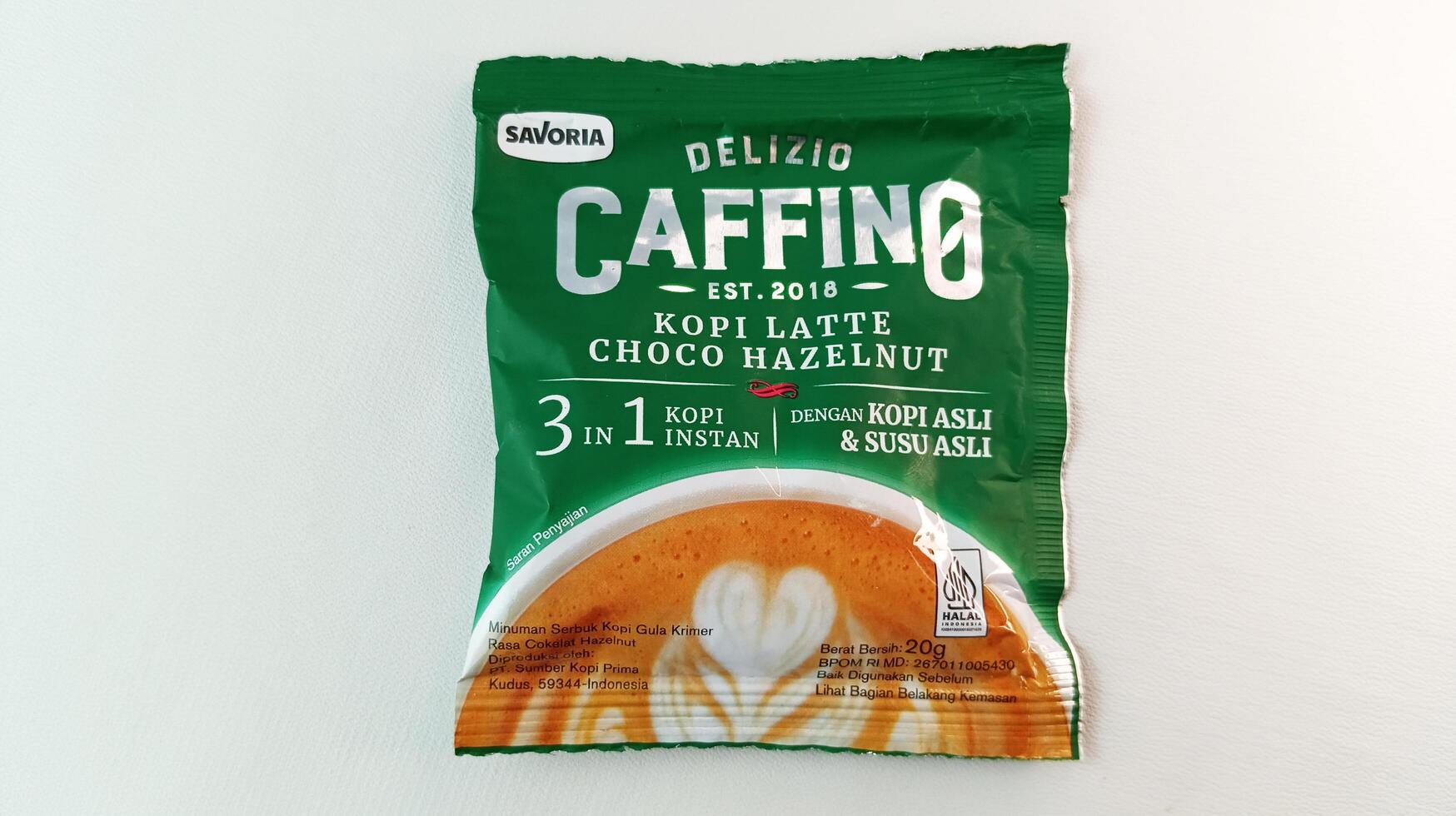 Coffee creamer in packaging - Semarang, February 21, 2025. photo