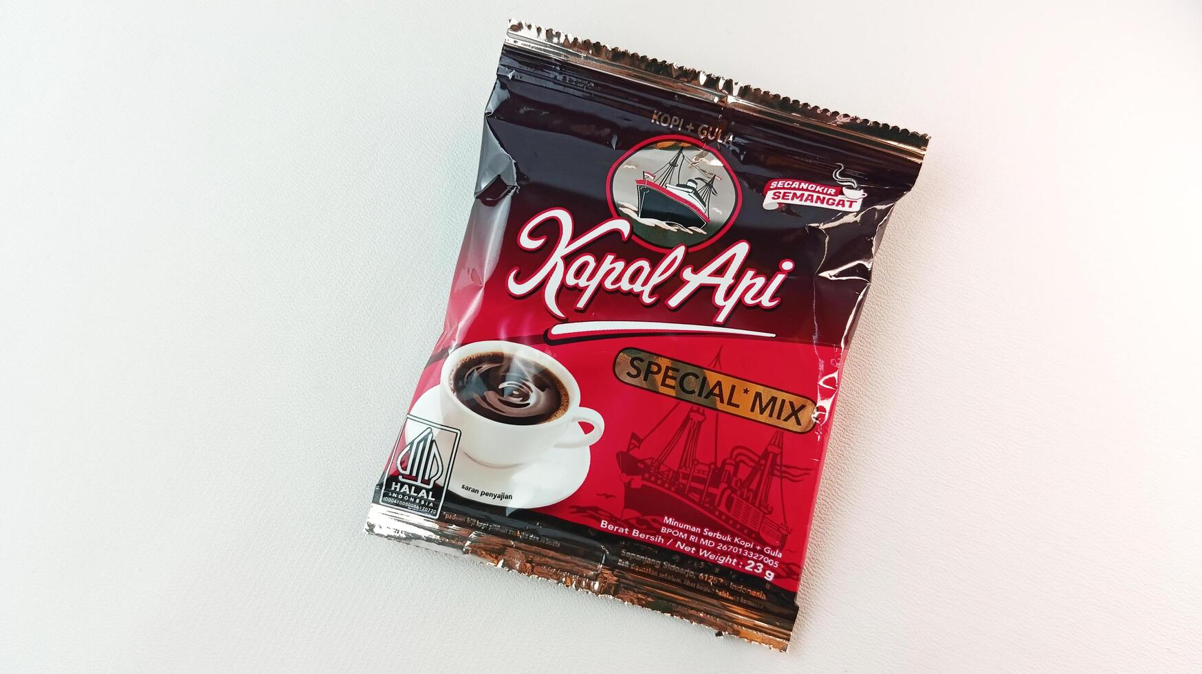Packaged coffee - Semarang, February 21, 2025. photo