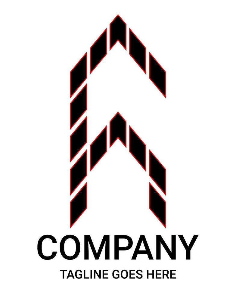 Lowercase h arrow logo. Suitable for t-shirts, corporate, construction, architecture and so on. Pro, sport, aesthetic, minimalist,building logo design. vector