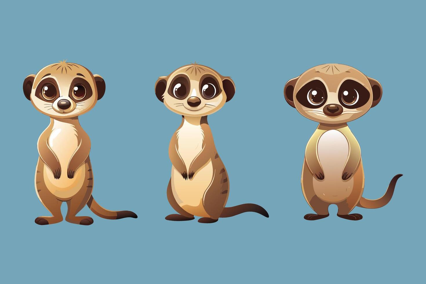 Simple illustration of a Animal for kids book vector
