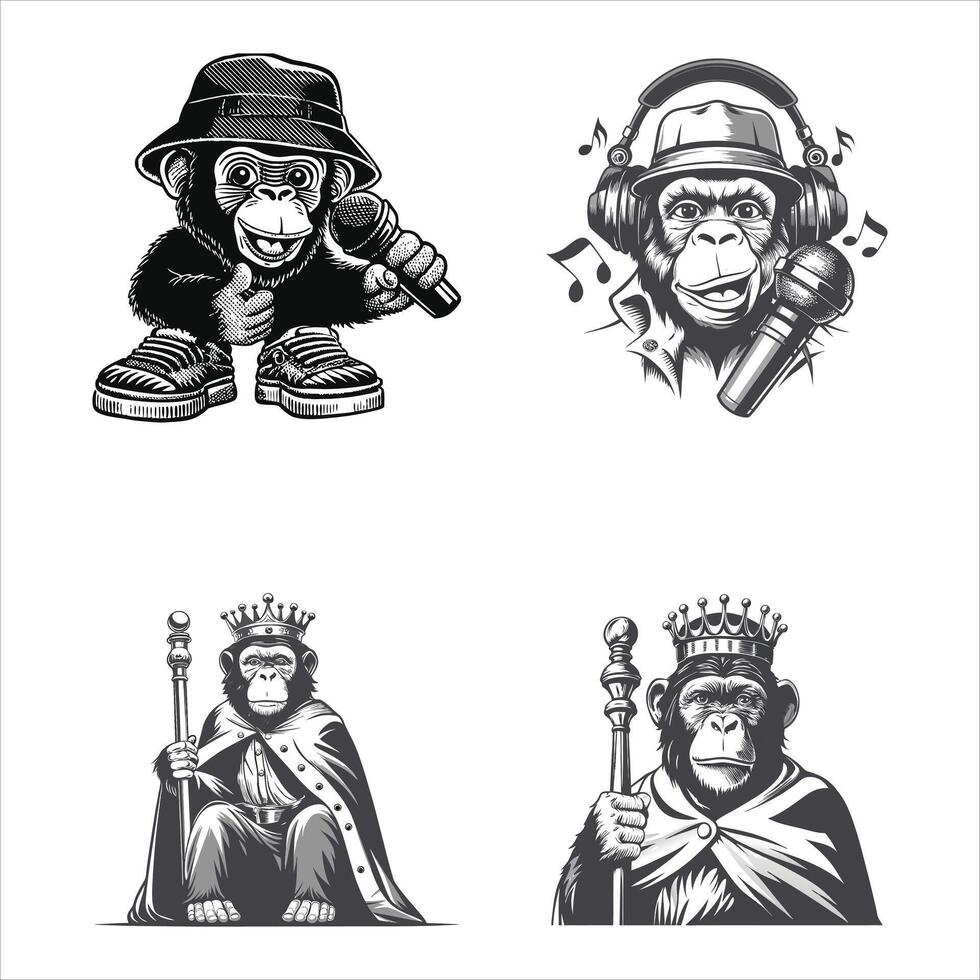 Cheeky Monkey Jungle Adventurer vector