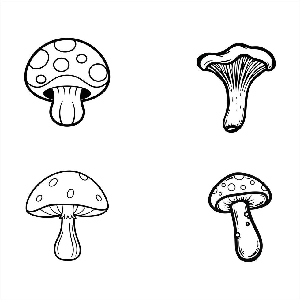 Mystical Spore Silhouette vector