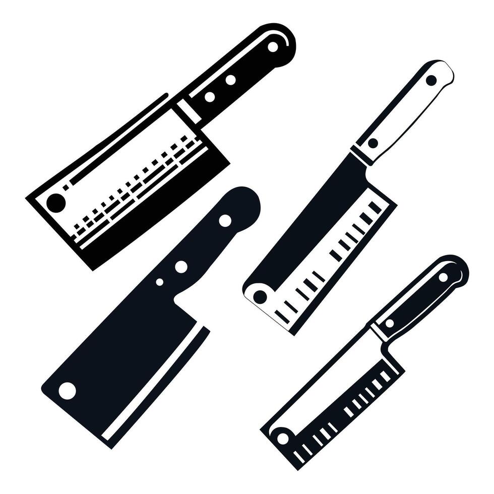 This cleaver illustration is a perfect design for kitchen-related projects. Created in high resolution, it is suitable for both print and digital use. vector
