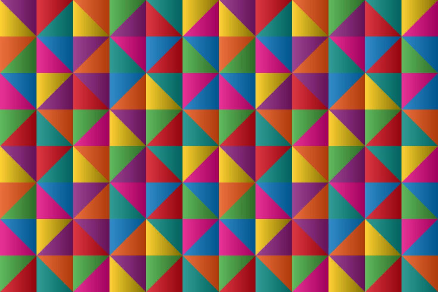 Abstract triangles, colorful geometric background vector