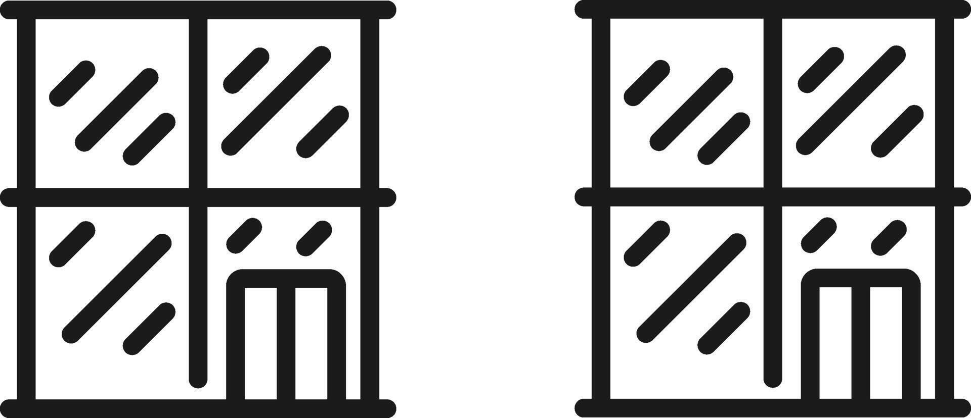 Showroom Address contact icon vector
