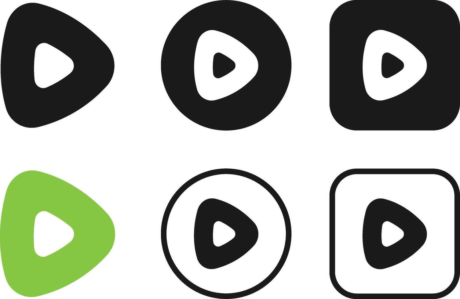 Rumble logo button icon vector