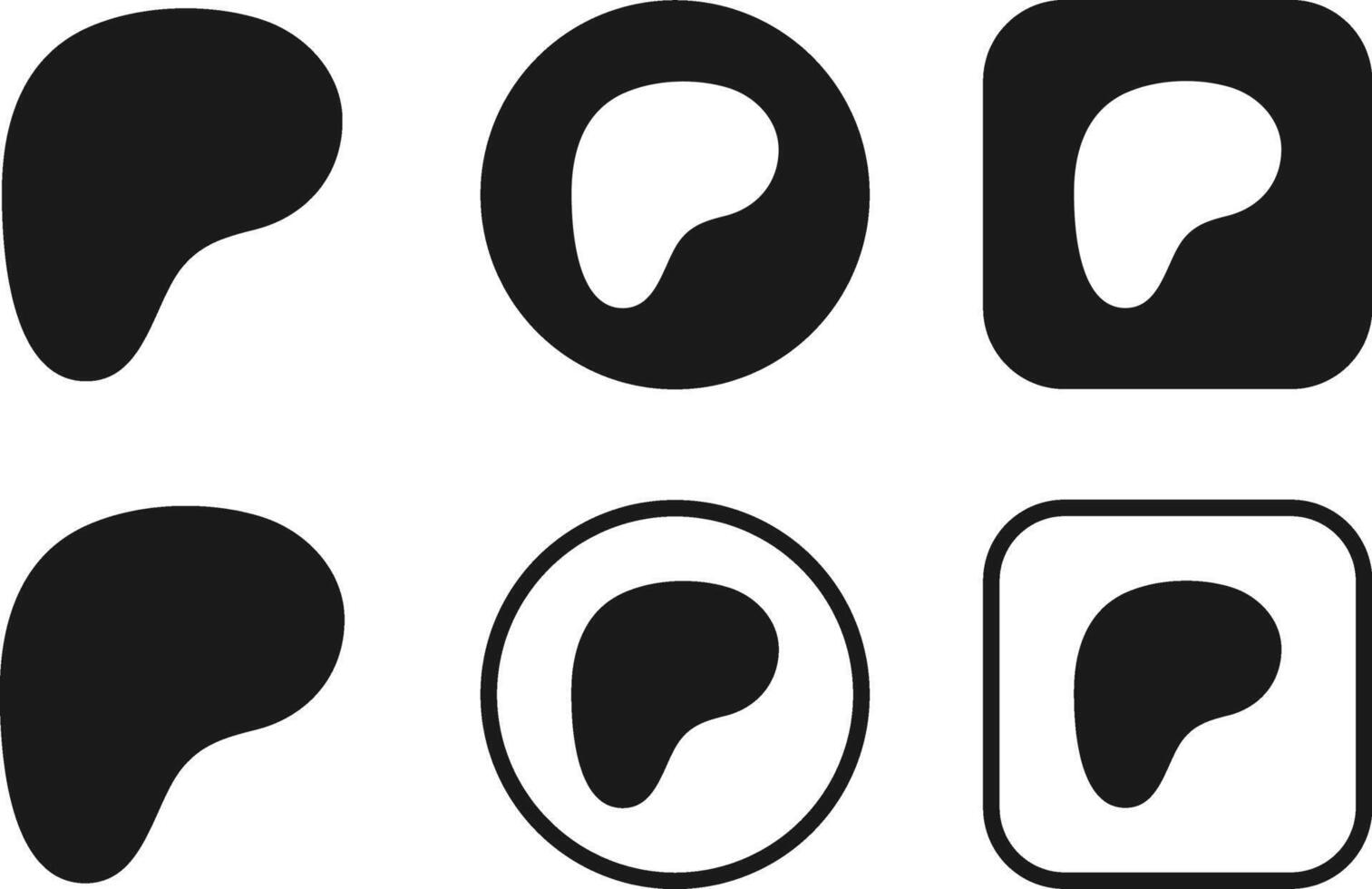 Patreon logo button icon vector