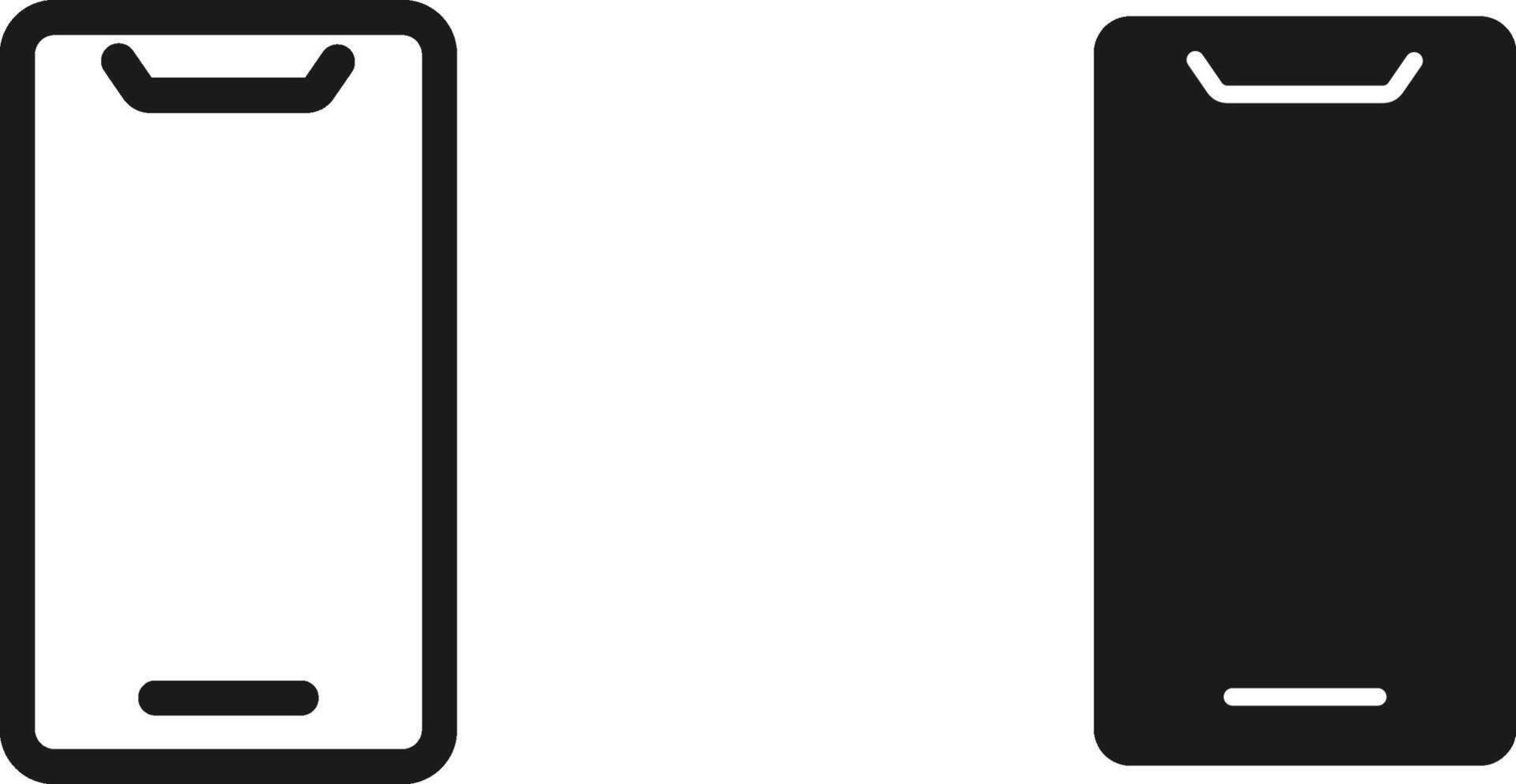 Smartphone contact icon vector