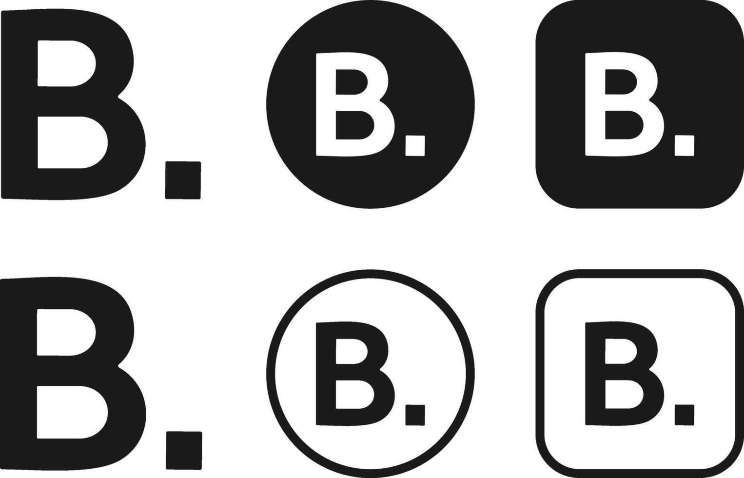 BeReal logo button icon vector