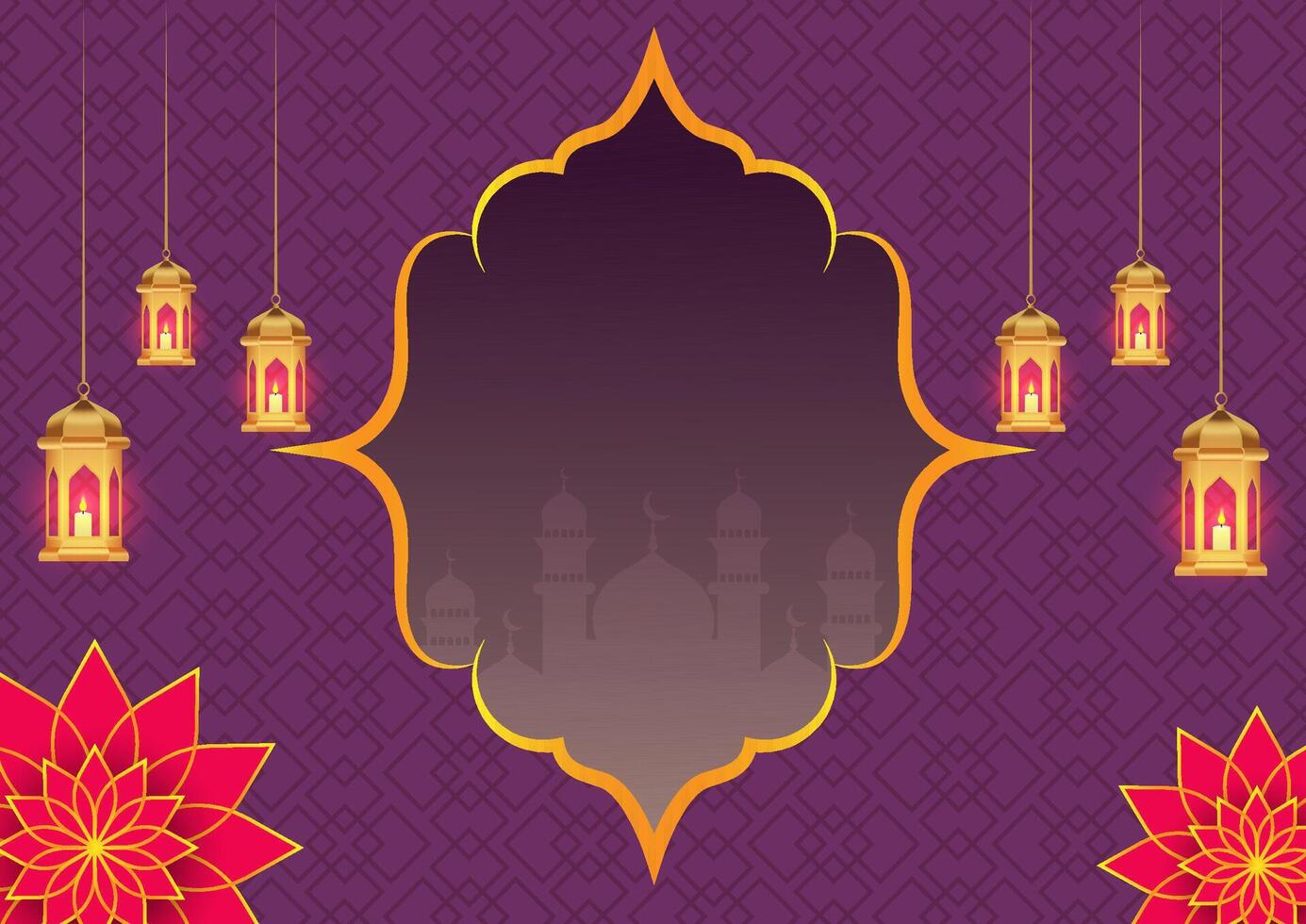 Eid Mubarak Greetings design Perfect for Eid al-Fitr greeting cards, social media posts, banners, and festive promotions. vector