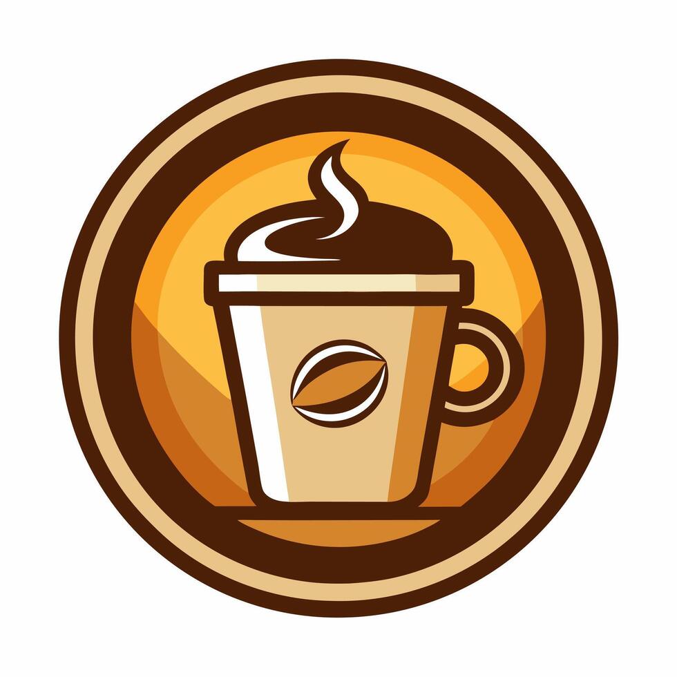 coffee cup or mug logo vector